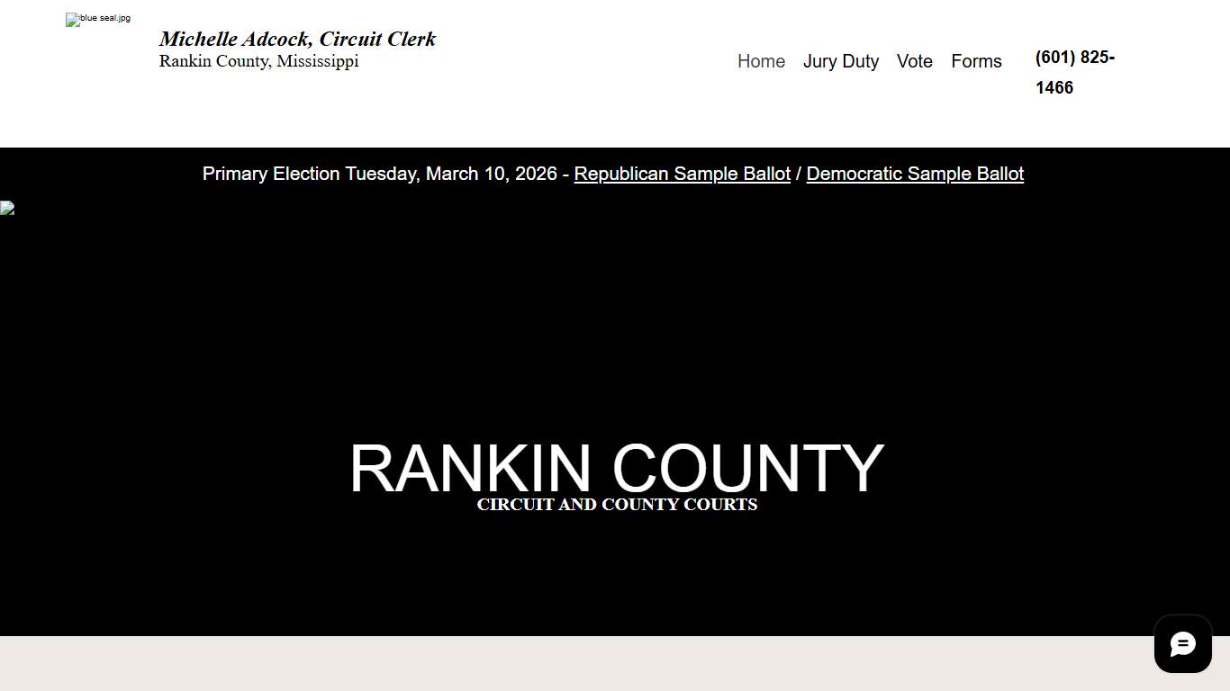Home Rankin County Circuit Clerk